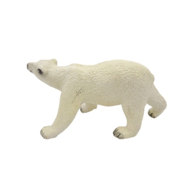 Polar Bear Figurine Vintage‎ Safari Ltd 1997 5” Alaska North Pole Wildlife Toy - Picture 3 of 6